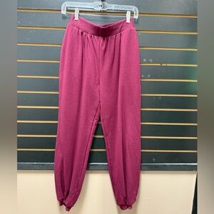NWT Londre Burgundy Wine Lounge Jogger Pants – Women’s Small